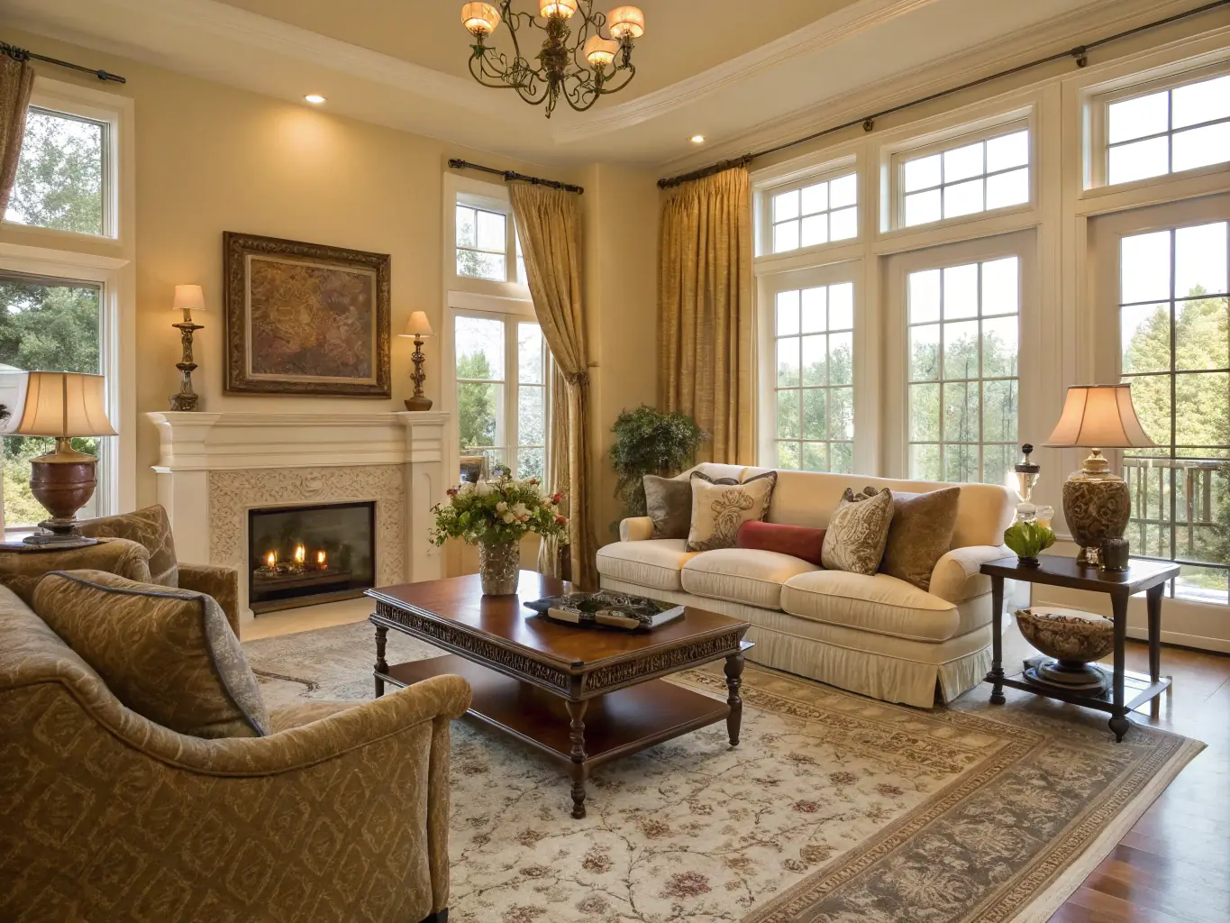 A photograph depicting a meticulously organized and cleared estate property, showcasing the thoroughness and respect with which ErbService handles estate clearances. The image should convey a sense of order and care.